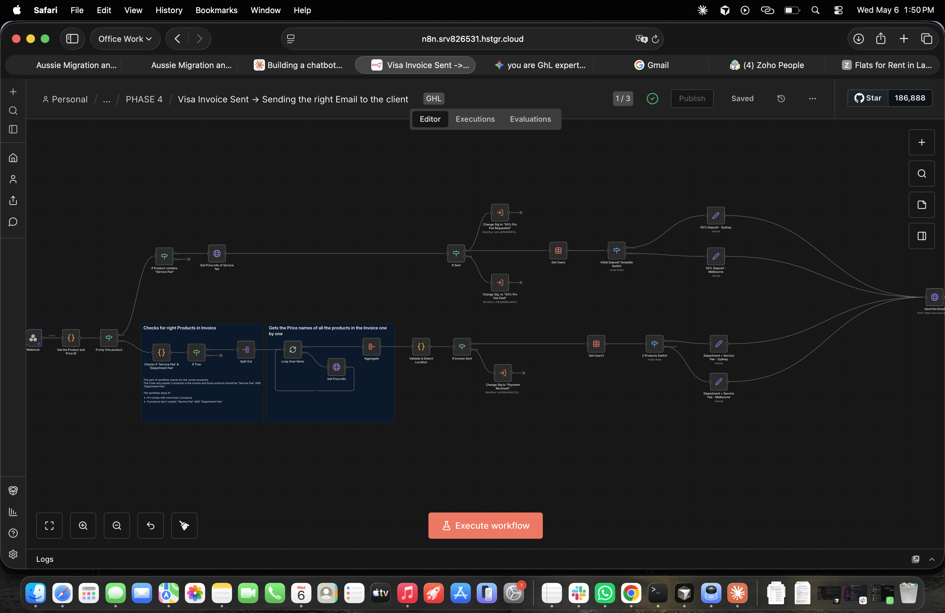 Visa Invoice Workflow